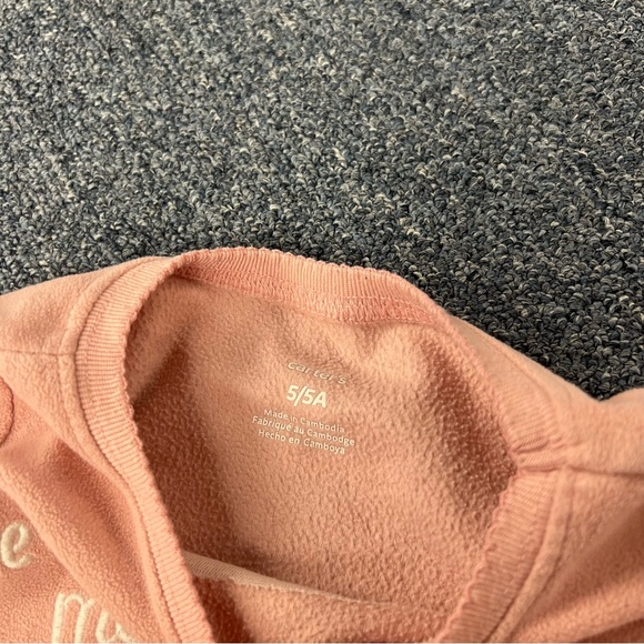 Carters Little Girls Sleep Long Sleeve Shirts Size 5 - Picture 2 of 2